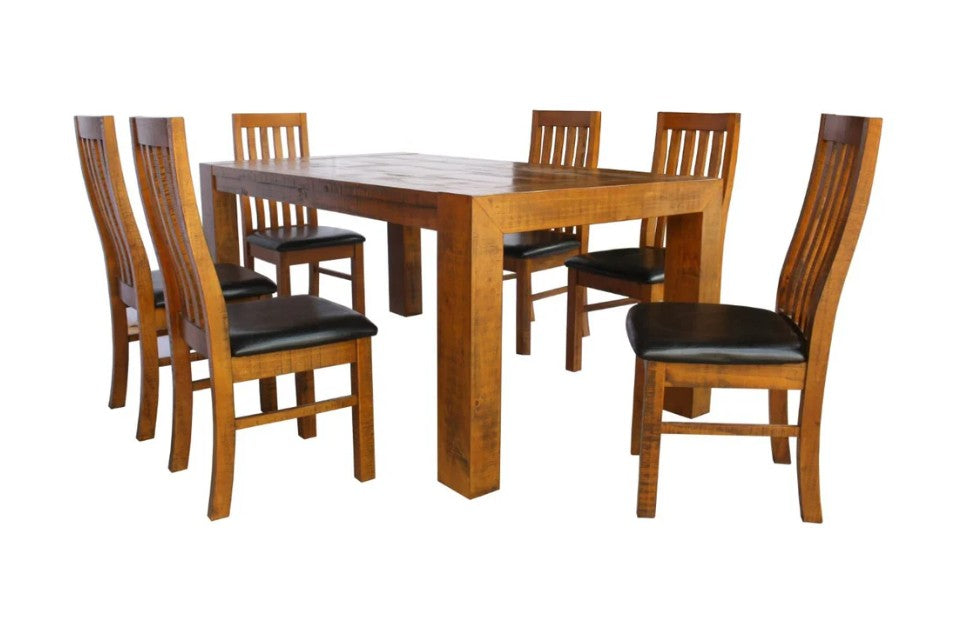 Alderwood Solid Wood Dining Set
