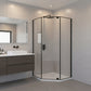 1000mm Shower Glass Diamond (965mm)