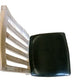 Ashy Solid Wood Dining Set