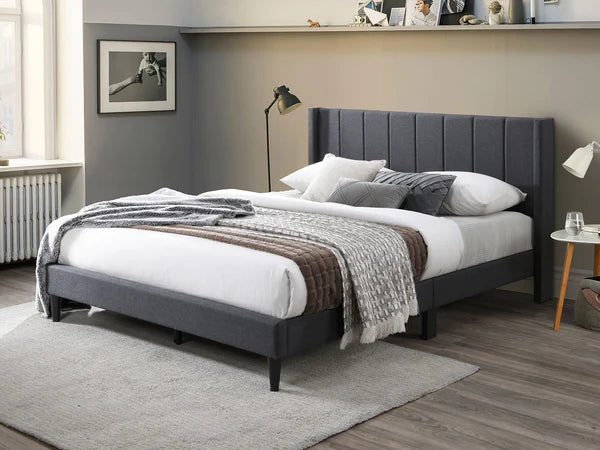 Aston Queen Bed Frame – Dark Grey