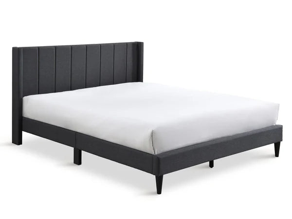 Aston Queen Bed Frame – Dark Grey