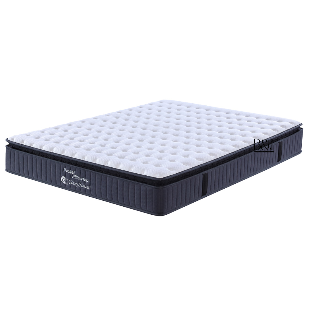 Sleeptime Pocket Spring Pillowtop Mattress with Base