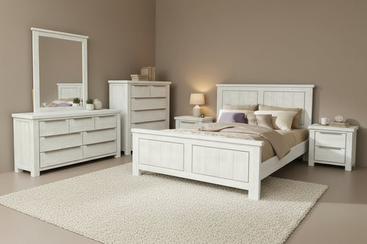 Ashy 5 Pcs Bedroom Suite