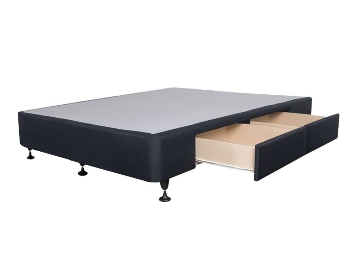 BED BASE 2 Drawers - Charcoal color