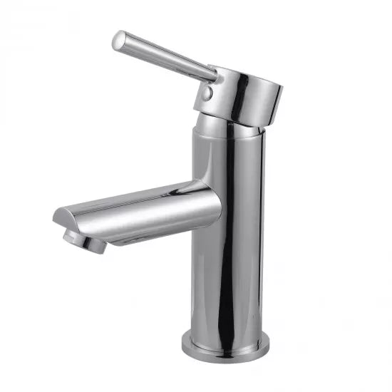 Euro Round Chrome Bathroom Basin Mixer Taps