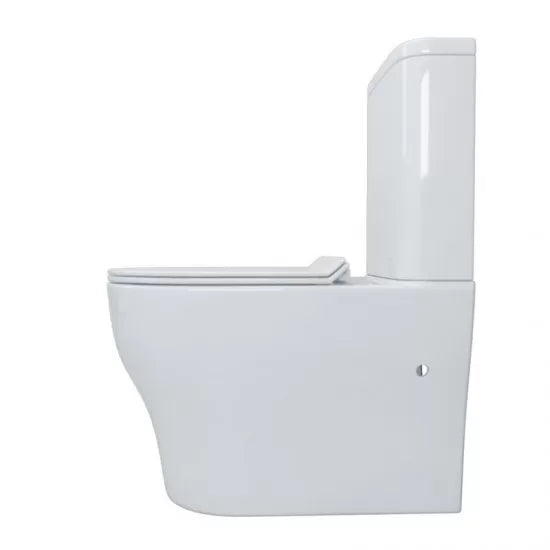 Whirlpool Silent High End Back To Wall Ceramic Toilet Suite