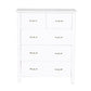 White Pine Wood 5 Pcs Bedroom Suite