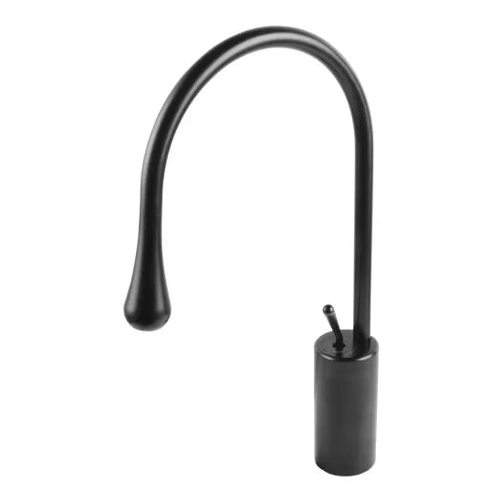 Solid Brass Black 360° Swivel Spout Tall Basin Mixer Tap