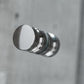 900mm 2 Side Walls Square Swing Door Shower Box Chrome (Round Handle)