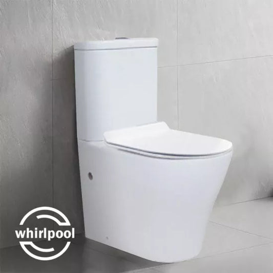 Whirlpool Silent High End Back To Wall Ceramic Toilet Suite