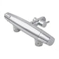 Round Twin Shower Set With ABS Top Shower Head and Sliding Rail Diverter Mixer Tap Bottom Water Inlet