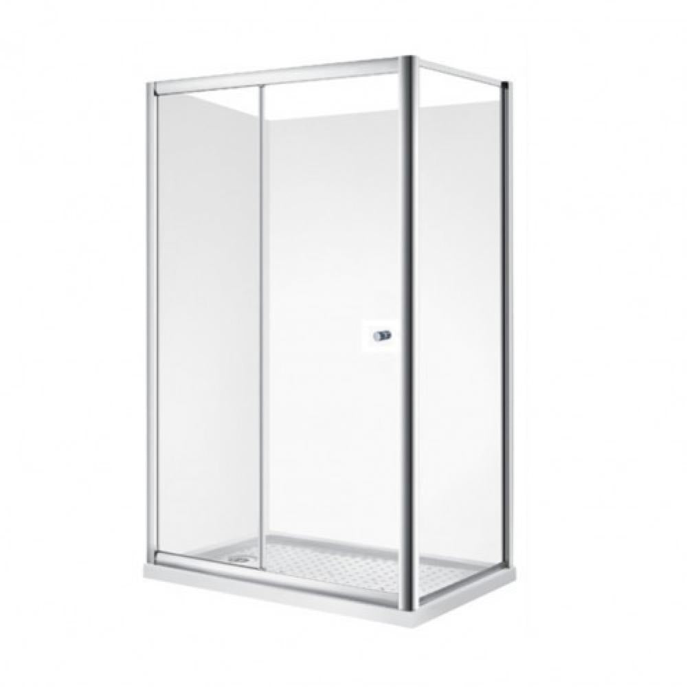 1200*900 Rectangle Sliding Door Shower Box Chrome