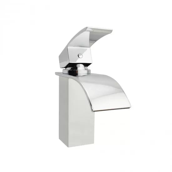 Omar Chrome Waterfall Bathroom Basin Mixer Taps