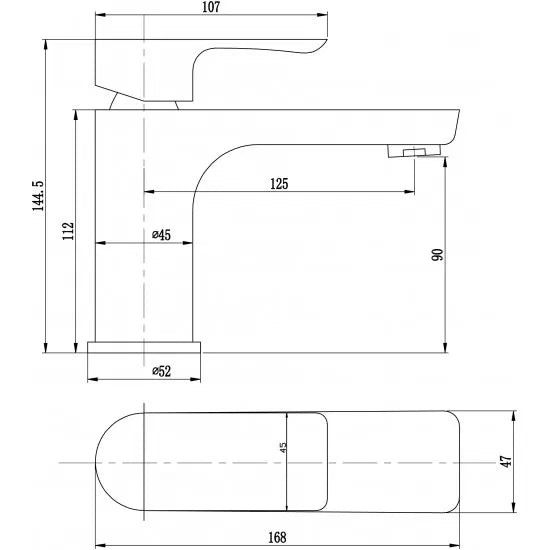 Chrome Basin Mixer Tap