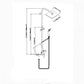 Black Twin Shower Set Bottom Water Inlet 3 Functions Handheld
